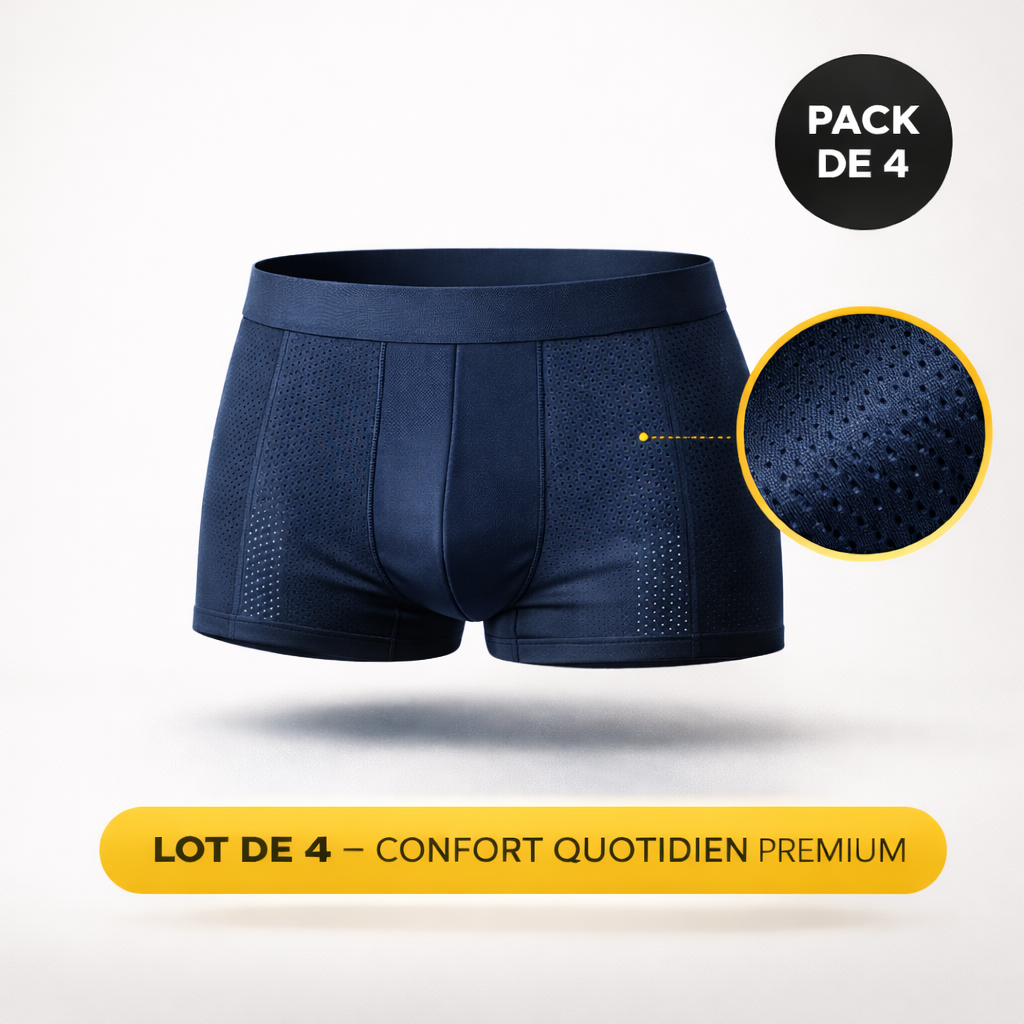Pack de 4 Boxers Bambou Premium