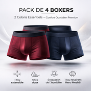 Pack de 4 Boxers Bambou Premium